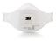 3M Aura Particulate Respirator Mask N95 Flat Fold Elastic Strap One Size Fits Most White - 9210+