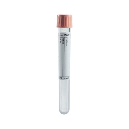Vacuette - VACUETTE Venous Blood Collection Tube K2 EDTA Additive 13 X 100 mm 6 mL Pink Pull Cap Polyethylene Terephthalate (PET) Tube - 456279