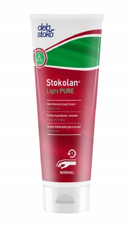 Deb Stokolan Light PURE Hand Moisturizer 3.4 oz. Tube Unscented Cream - RES100ML