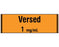 Shamrock Scientific Shamrock Pre-Printed / Write On Label Anesthesia Label Versed / 1 mg / mL Orange 1/2 X 500 Inch - SA-215