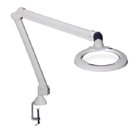 Luxo Corp Circus Magnifier LED Edge Clamp Mount White 61 W - CIL026699