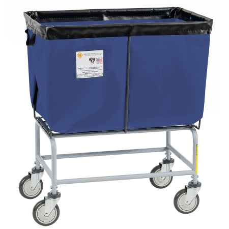 R & B Wire Products - Elevated Basket Truck 6 Bushel Capacity Tubular Steel 5 Inch Clean Wheel System Casters - 466NVY