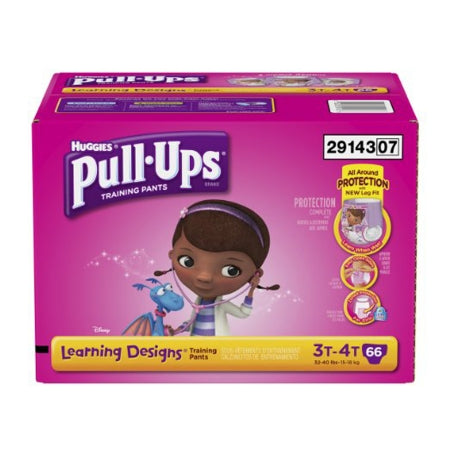 Kimberly Clark Pull-Ups Learning Designs Toddler Training Pants Pull On 3T to 4T Disposable Heavy Absorbency - 45141