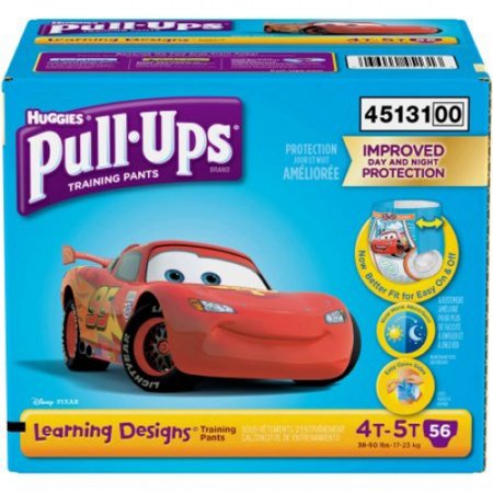 Kimberly Clark Pull-Ups Learning Designs Toddler Training Pants Pull On 4T to 5T Disposable Heavy Absorbency - 45143