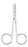 Centurion - Iris Scissors 4-1/2 Inch Length Floor Grade Stainless Steel Sterile Finger Ring Handle Curved Sharp Tip / Sharp Tip - 66150