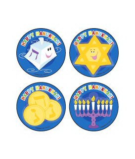 Medibadge Kids Love Stickers 90 Per Unit Happy Hanukkah , Assorted Sticker - W2029P
