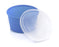 McKesson McKesson Denture Cups 8 oz. Aqua Snap-On Lid Single Patient Use - 56-70293