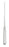 Centurion - Uterine Curette Sims 11 Inch Length Hollow Handle with Grooves Size 3 Tip Sharp Teardrop Loop Tip - I67765