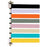 Omnimed Exam Room Signal Flag Wall Mount 5-Flag 4 X 8 Inch - 291735