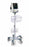 Edan USA Center Pole Trolley With Basket and Locking Caster For Cadence, Cadence II, F6 and F9 Fetal Monitors - T-207