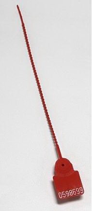 Capsa Solutions - Tamper Evident Seal Numbered Red - 2419