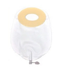Nu-Hope Laboratories Nu-Flex Nu-Barrier Ostomy Urinary Pouch Two-Piece System 9-1/4 Inch Length 1-3/16 X 2-1/4 Inch, Oval Drainable Minimal Convex, Pre-Cut - 46-8755-MC