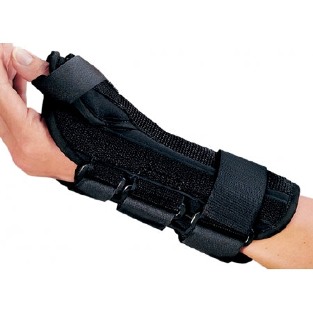 DJO ComfortForm Wrist Support Comfortform Foam / Lycra / Aluminum Left Hand Black Small - 79-87293-0213
