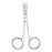 Centurion - Stitch Scissors Littauer 4-1/2 Inch Length Floor Grade Stainless Steel Sterile Finger Ring Handle Blunt Tip / Blunt Tip - Medline - 66215