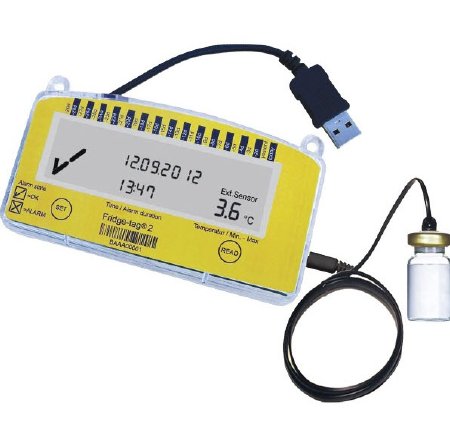 Tempure Scientific LLC Fridge-tag 2L Datalogging Refrigerator / Freezer Thermometer Fridge-Tag 2L Fahrenheit / Celsius Removable External Probe Battery Operated - FT2L-ISOR
