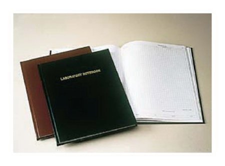 Nalgene - Lab Notebook 8.5 X 11 Inch, with Regular Paper Pages, Forest Green Cover - 11903