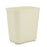 Lagasse Rubbermaid Commercial Products Fire-Resistant Trash Can 28 Quart Rectangular Beige Thermoset Polyester Open Top - RCP254300BG
