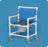 IPU - Commode / Shower Chair ipu Mesh Back - VL OF9250 OS B