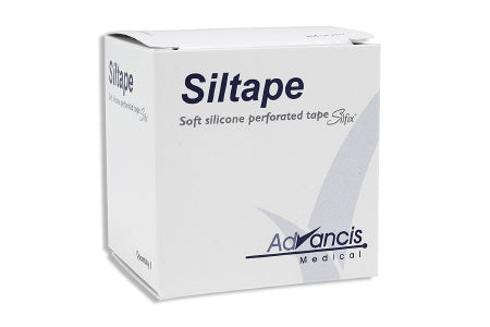 Dukal Siltape Medical Tape Skin Friendly Silicone 3/4 Inch X 3 Yard White NonSterile - CR3938