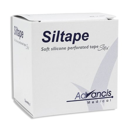 Siltape - Medical Tape Skin Friendly Silicone 3/4 Inch X 3 Yard White NonSterile - CR3938
