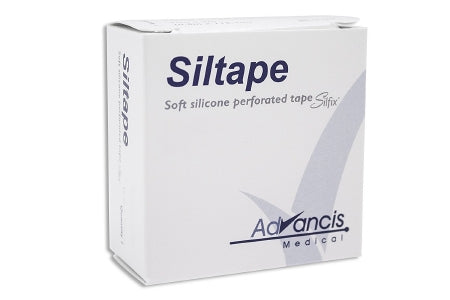 Dukal Siltape Medical Tape Skin Friendly Silicone 1-1/2 Inch X 1-1/2 Yard White NonSterile - CR3939