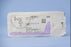 Coated Vicryl - Suture with Needle Absorbable Coated Violet Suture Braided Polyglactin 910 Size 1 27 Inch Suture 1-Needle 65 mm Length 1/2 Circle Taper Point Needle - J650G