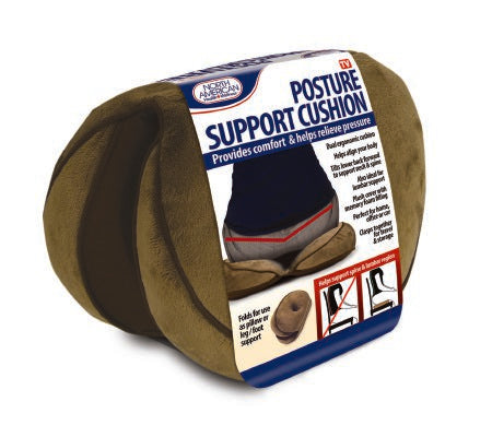 Jobar International North American Health & Wellness Posture Support Cushion Memory Foam - JB7368