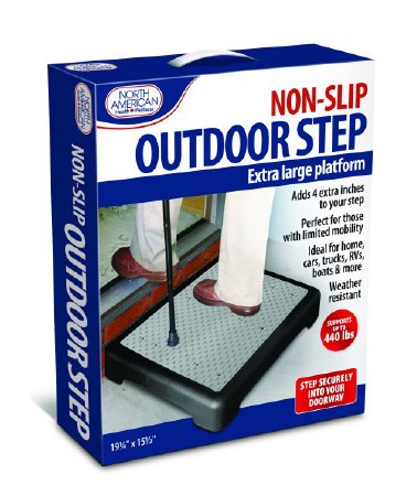 Jobar International North American Health & Wellness Step Stool Outdoor Step 1 4 Inch - JR5919