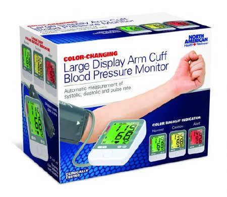 Jobar International North American Health & Wellness Blood Pressure Monitor Desk Model 1-Tube Adult Size Arm - JB7662