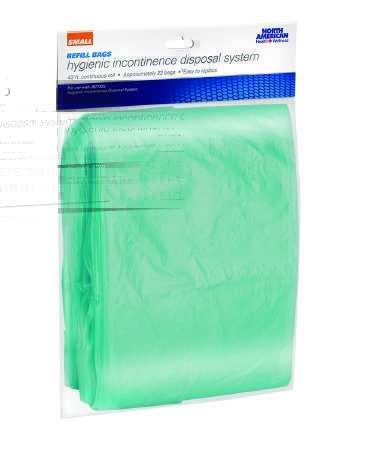Jobar International North American Health & Wellness Incontinence Disposal System Refill Bags - JB7733S