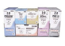 J & J Healthcare Systems Coated Vicryl Suture with Needle Absorbable Coated Violet Suture Braided Polyglactin 910 Size 3-0 27 Inch Suture 1-Needle 26 mm Length 1/2 Circle Taper Point Needle - J316H