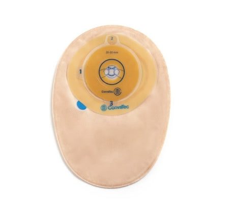 Convatec Esteem + Ostomy Pouch One-Piece System 8 Inch Length 13/16 to 1-3/16 Inch Closed-End - 413509