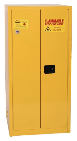 Fisher Scientific Flammable Liquid Safety Cabinet Floor Standing Steel 2 Shelf True Lock - 17-156F