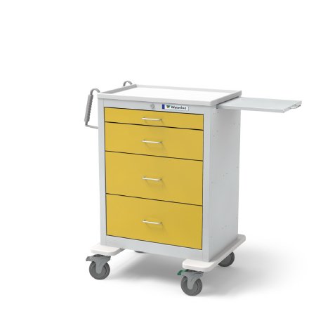 Waterloo Industries - Isolation Cart Steel 24.5 X 29 X 43.5 Inch Light Gray 16.5 X 22 Inch, Drawer Height: One 3 Inch Drawer, One 6 Inch Drawer, Two 9 Inch Drawer - UTGKU-3699-LTG