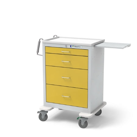 Waterloo Industries Isolation Cart Steel 24.5 X 29 X 43.5 Inch 4 Drawers Light Gray - UTGKU-3699-LTG