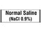 Shamrock Scientific Shamrock Pre-Printed Label Anesthesia Label NORMAL SALINE / (NaCl 0.9%) White 1/2 X 500 Inch - SA-3242