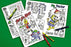 Medibadge Kids Love Stickers 100 Per Unit Medical Coloring Sheet Coloring Book 8.5 X 11 Inch - 4010