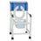 Mjm International Shower Chair  Push Handle Pvc Frame Mesh Back - 118-3-FLS-SQ-PAIL