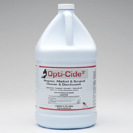 Micro Scientific Industries Opti-Cide3 Surface Disinfectant Cleaner Alcohol Based Liquid 1 gal. Jug Alcohol Scent - NEMSI1