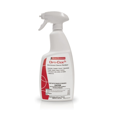 Opti-Cide3 - Surface Disinfectant Cleaner Broad Spectrum Pump Spray Liquid 24 oz. Bottle Alcohol Scent NonSterile - NEMSI24SA