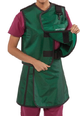 Wolf X-Ray - X-Ray Apron / Vest Black Wraparound Style - 66078TB-25
