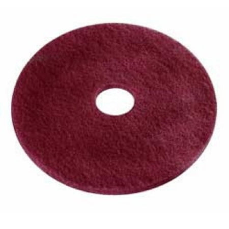 Saalfeld Redistribution EcoPrep "EPP" Hard Floor Stripping Pad 20 Inch Maroon Synthetic Fiber - 420720