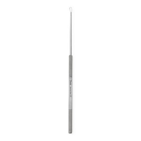 Centurion - Ear Curette Billeau 6 Inch Length Round Knurled Handle 3 mm Tip Flexible Oval Loop Tip - Medline - I67995