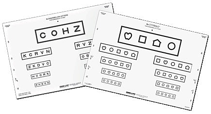 Good-Lite LEA SYMBOLS VIC Sloan Letter Screening Chart Lea Symbols 10 Foot Pediatric - 255200