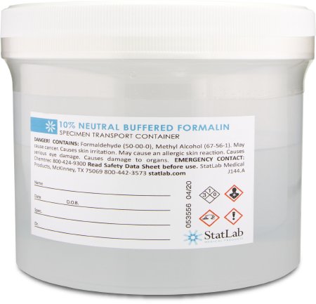 StatLab Medical Products - Prefilled Formalin Container 500 mL Fill in ...