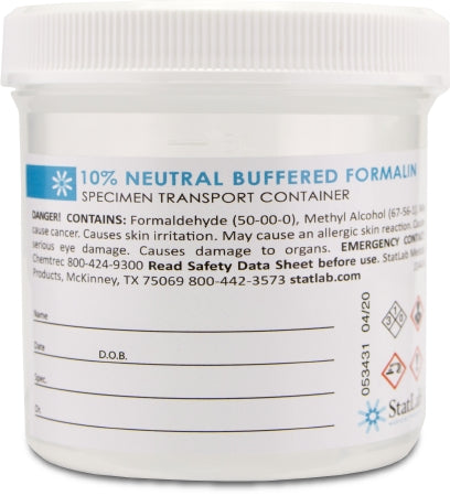 Prefilled Formalin Container