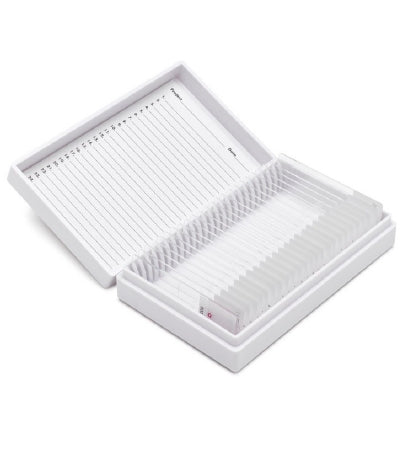 StatLab Medical Products - Gram Stain Control Slide 25 X 75 X 1 mm White End - CS-GRAM/25