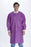 Valumax International ValuMax Extra-Safe Lab Coat Plum 2X-Large Long Sleeves Knee Length - 3660PU2XL