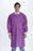 Valumax International Lab Coat Valumax Extra-Safe Plum 2X-Large Knee Length Limited Reuse - 3660PU2XL