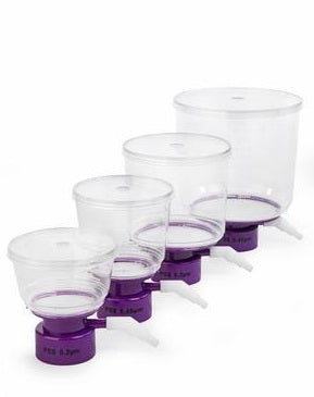 VWR International Filtration Cup 250 mL, Clear, 50 mm dia., 0.45 µm Pore Size, Sterile, ISO 10993-5, 1999 For Complete Filtration Unit - 10040-450